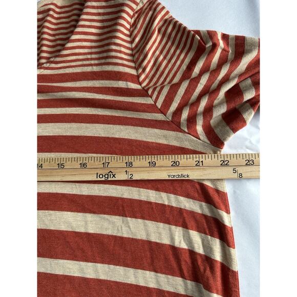 Nurture Ladies Top Size XL Long Sleeve Scoop Neck Rust Tan Soft Lagenlook Fall - Picture 11 of 13